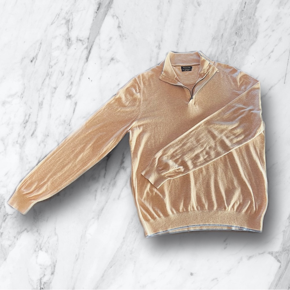 Massimo Dutti Quarter Zip Sweater